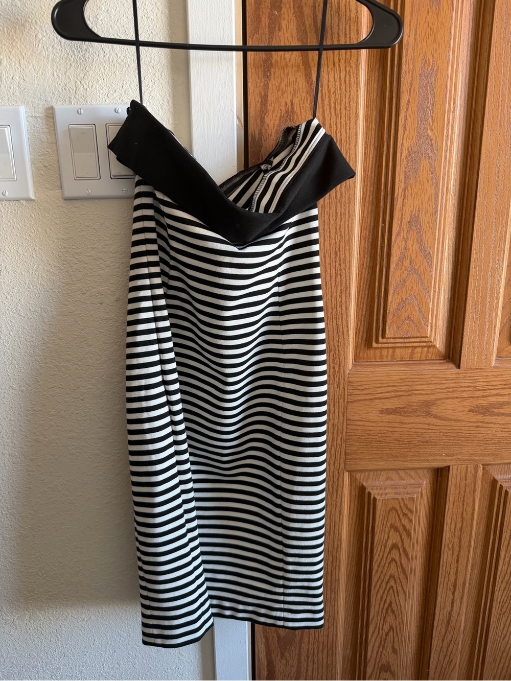 Black and White Striped Zara dress